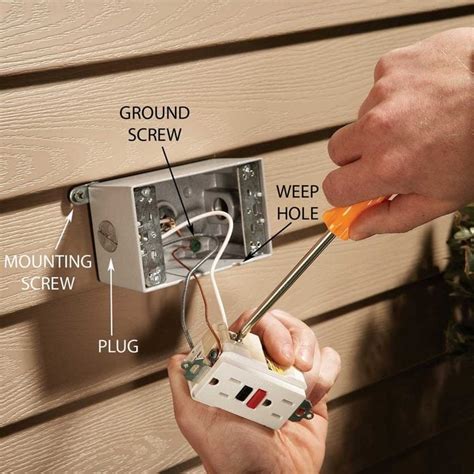 how to install an electrical box in stucco|stucco siding box installation.